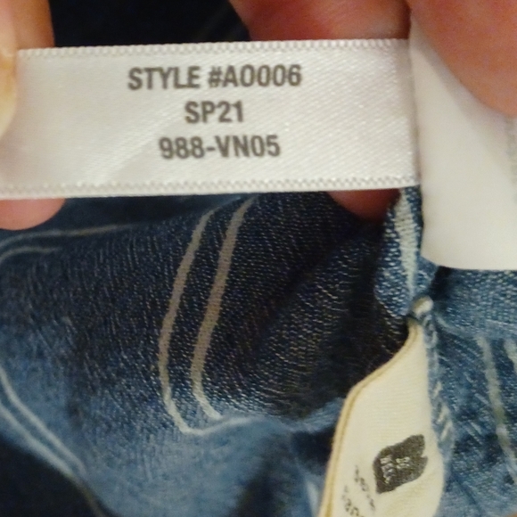 Madewell Blue White Striped Shirt Womens Large 100% Cotton Button Up - Picture 10 of 10